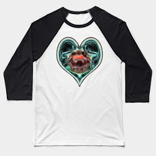 Sci Fi Heart Baseball T-Shirt